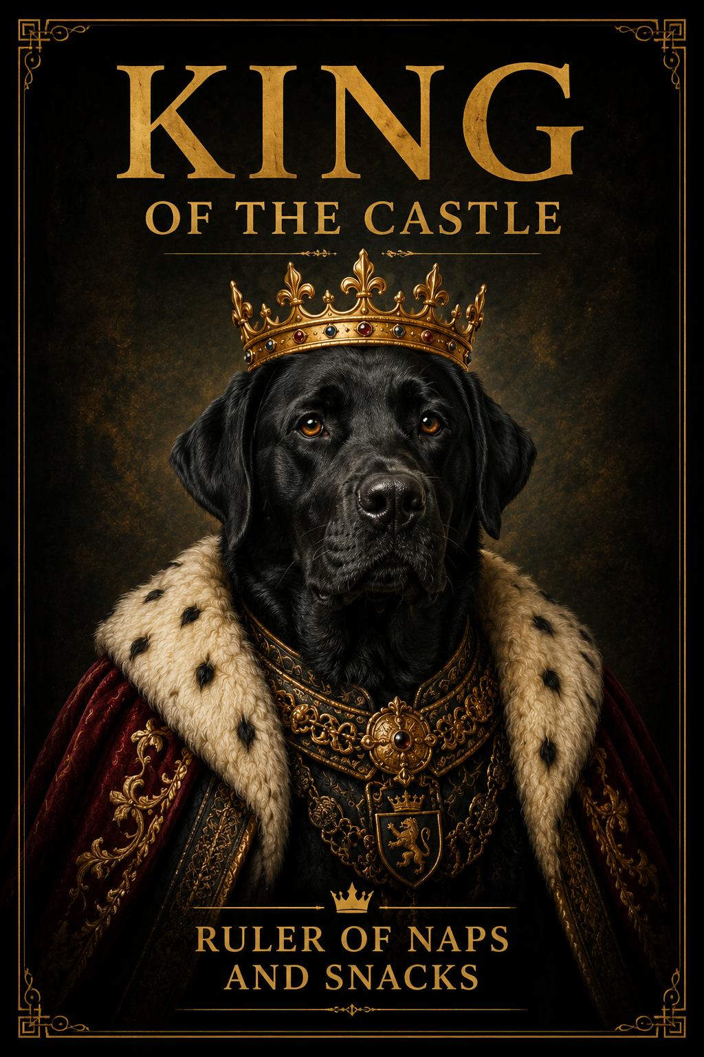 King of the castle portrait