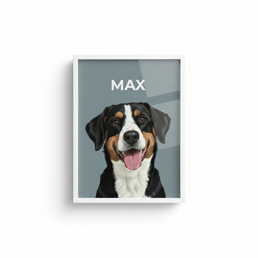 Gepersonaliseerd Hondenportret - Classic Minimal Poster