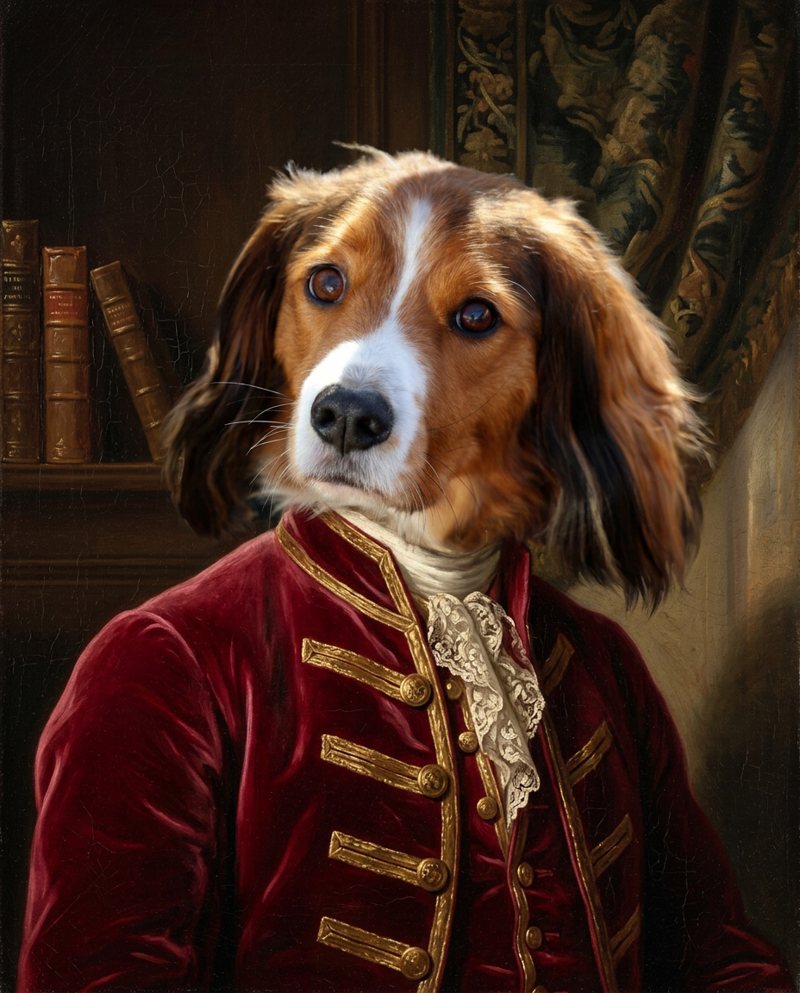Voorbeeldportret in de stijl Victoriaans