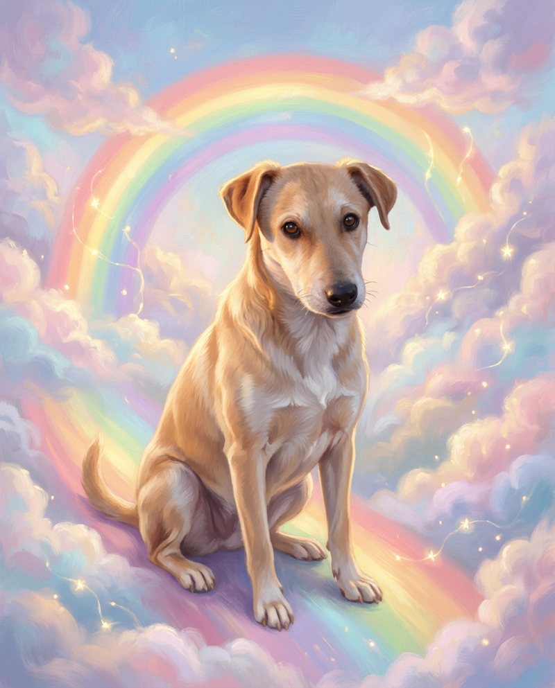 Voorbeeldportret in de stijl Rainbow Bridge