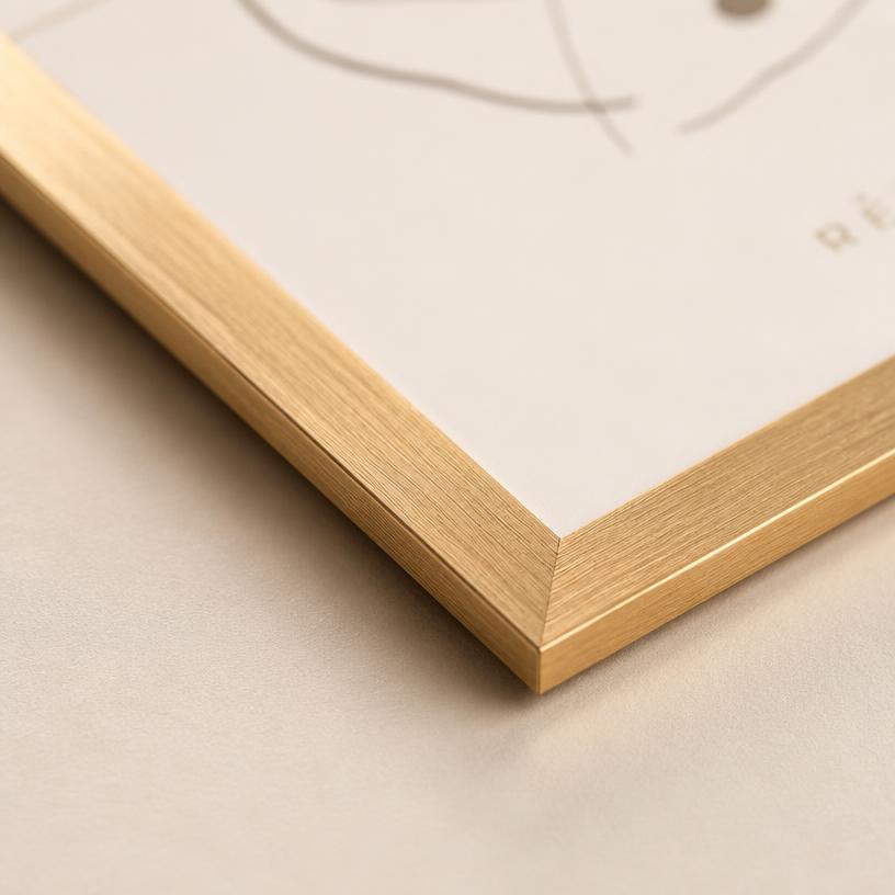 Goud lijst — detail van de hoek