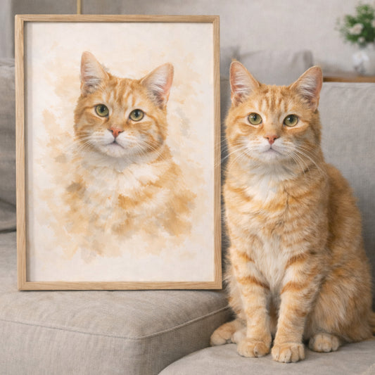 Aquarel Dierenportret