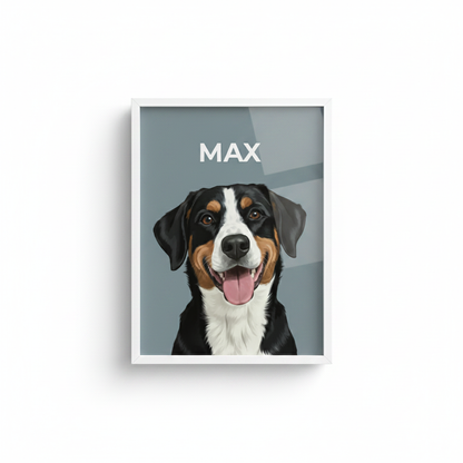 Gepersonaliseerd Hondenportret - Classic Minimal Poster